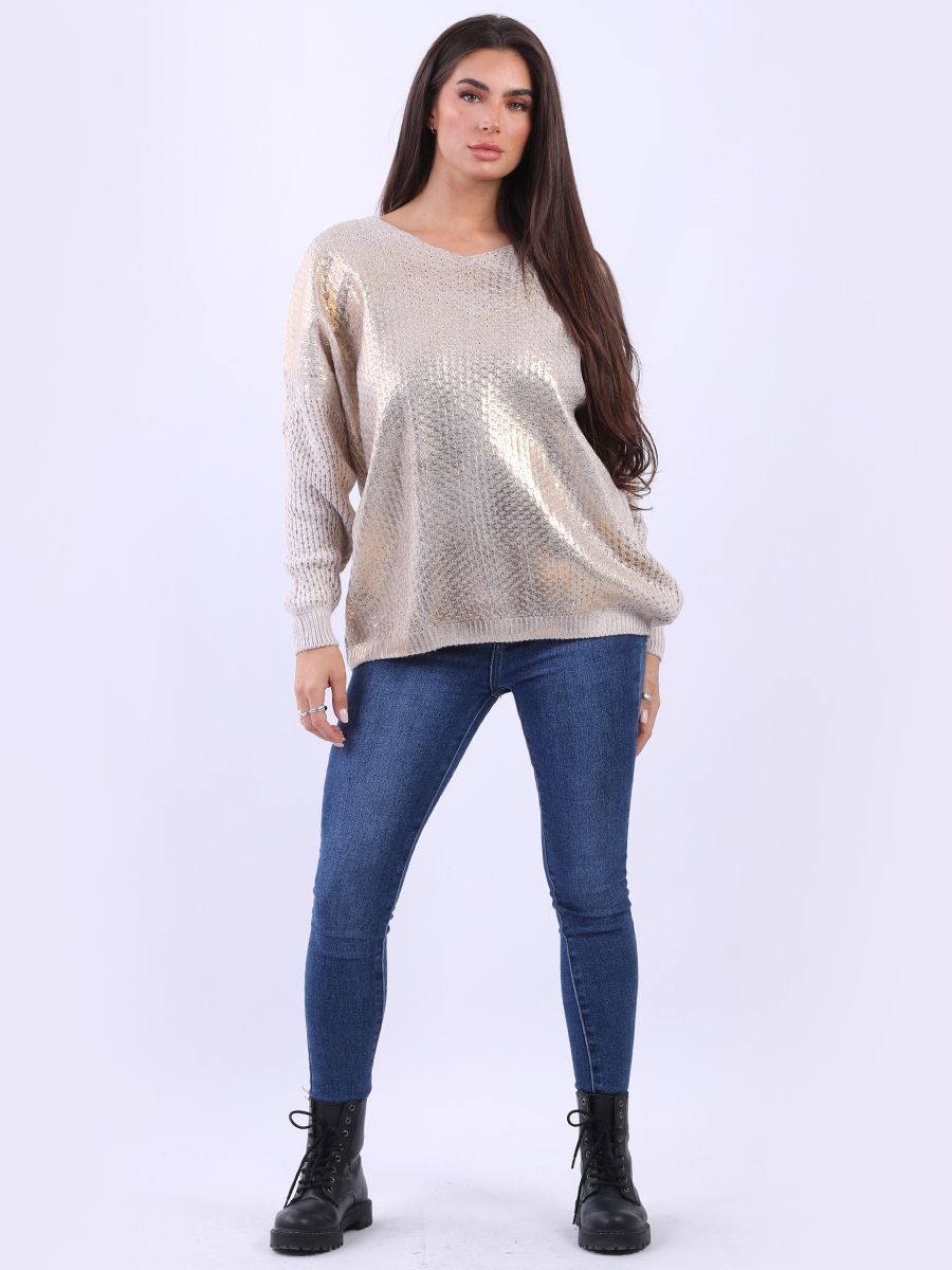  Plus Size Knit Woolen Top