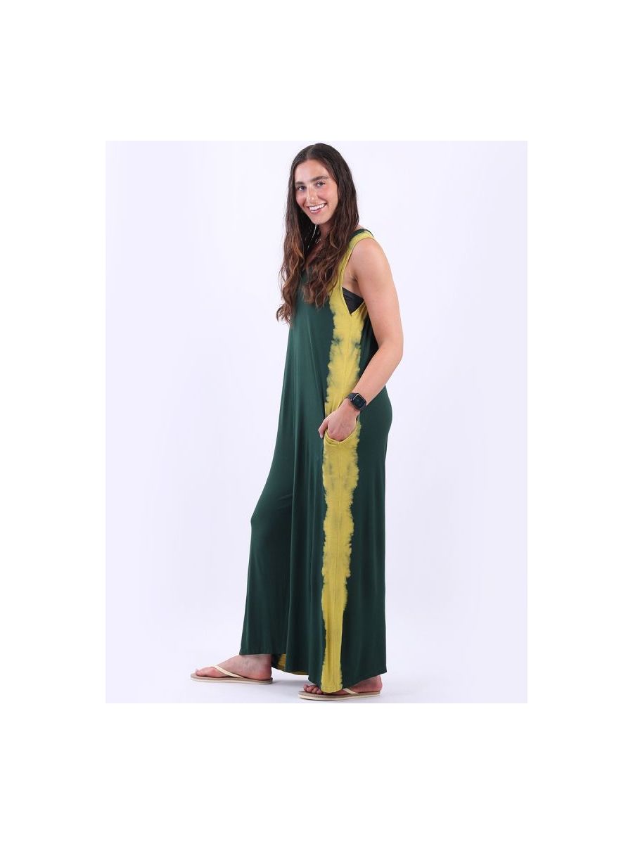 Tie Dyed Wide Leg Oversized Jumpsuit
