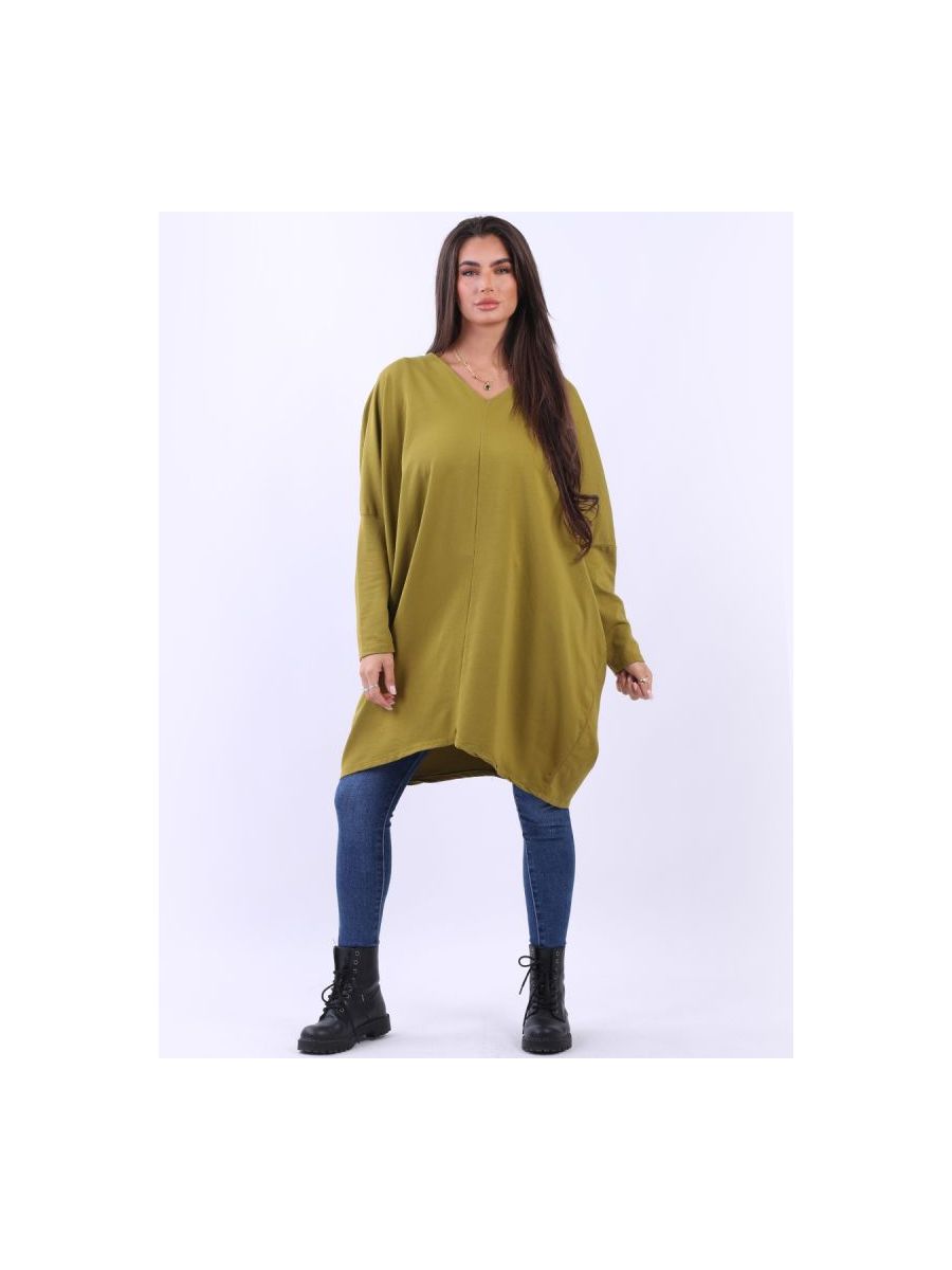 Batwing Oversized Cotton Top