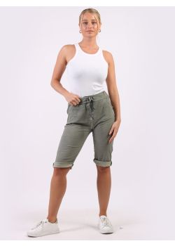 Italian Made Plain Knee Length Magic Shorts