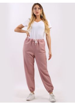 Italian Plain High Waist Ladies Comfy Quilted Pyjama